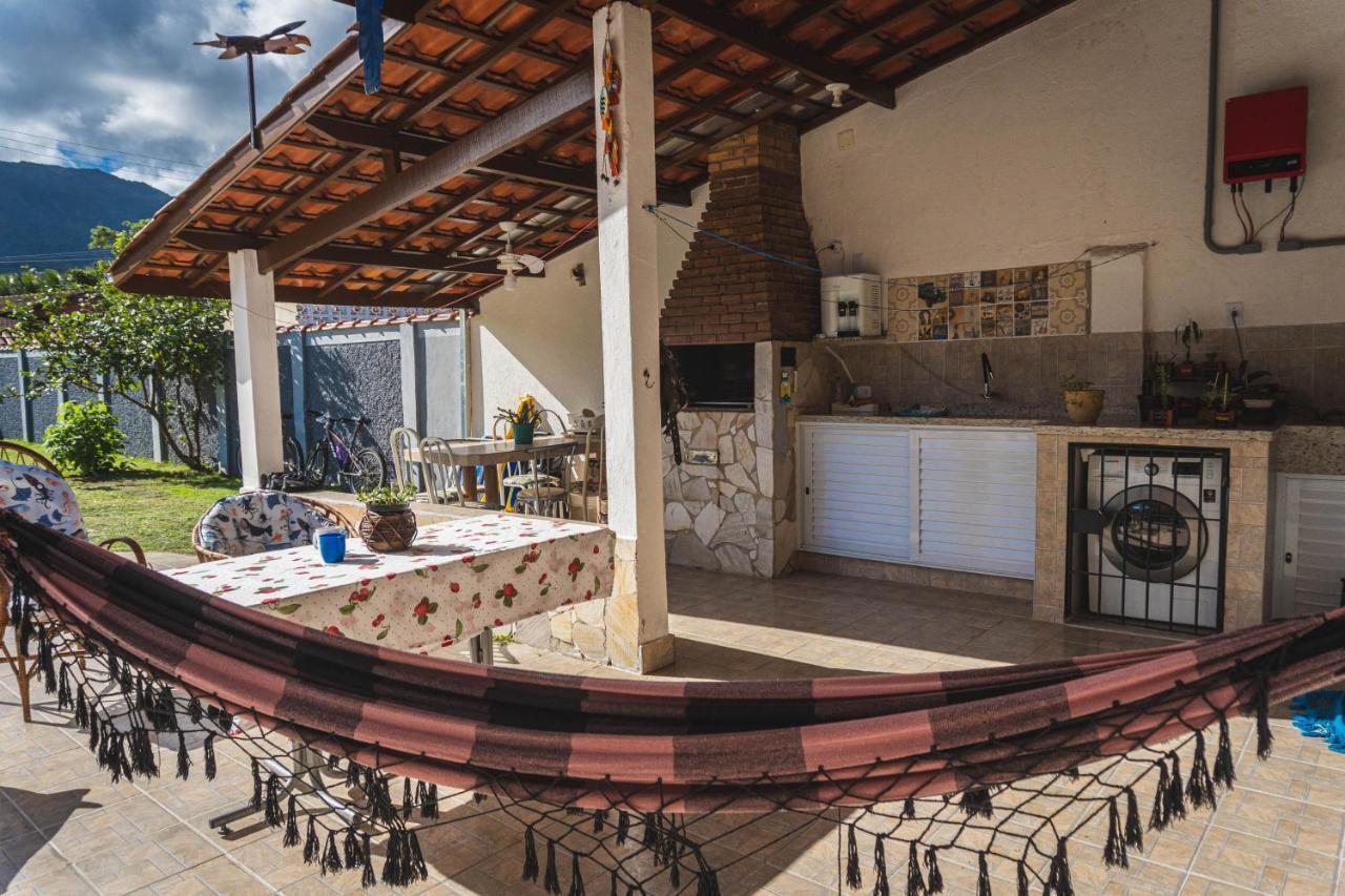 Casa Vista Para Montanha Pet Friendly Caraguatatuba Eksteriør billede